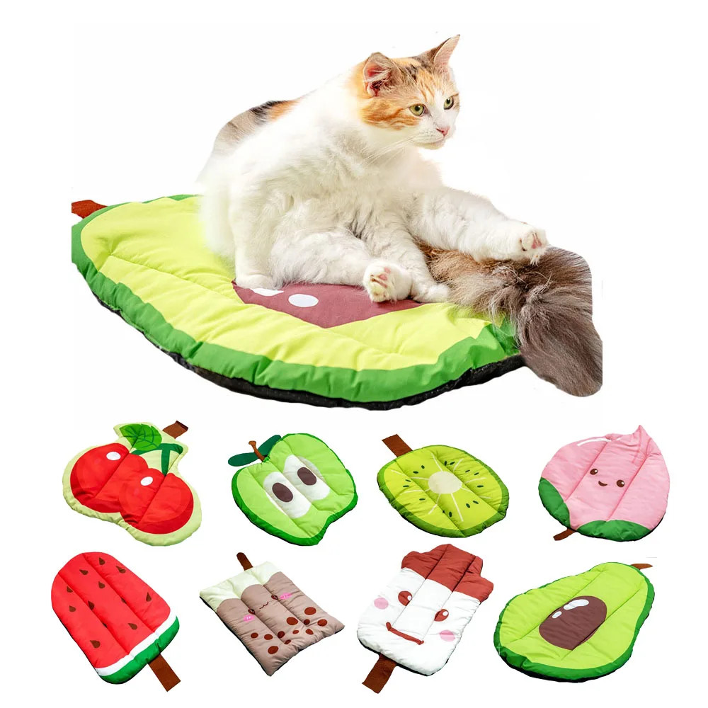 

Подстилка для кошек, летняя охлаждающая подстилка для маленьких собак, дышащая подстилка для кошек и щенков, подстилка для ящика