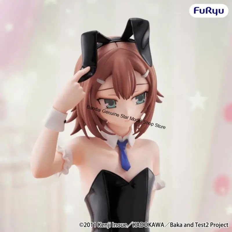 Фото В наличии оригинальная фигурка FuRyu BiCute Bunnies Baka and Test Summon The Beasts 28 см Хидэёси Киношита, аниме-игрушка из ПВХ. №5