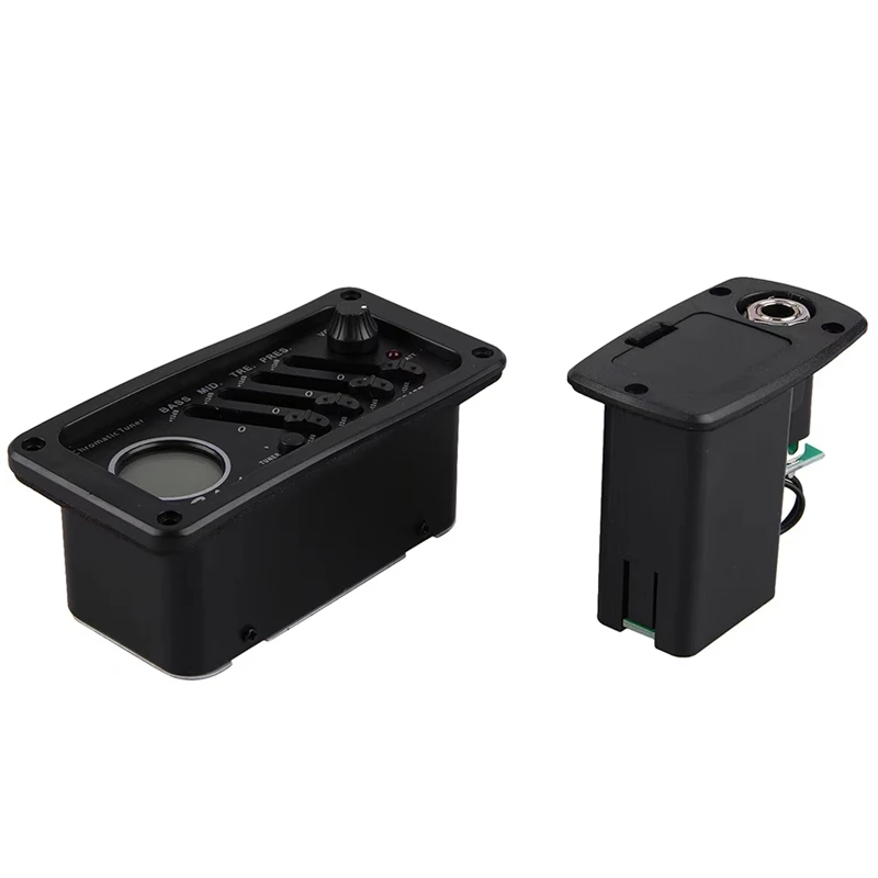 EQ-7545T Wood звукосниматель гитары с тюнером контроль тона EQ управление громкостью
