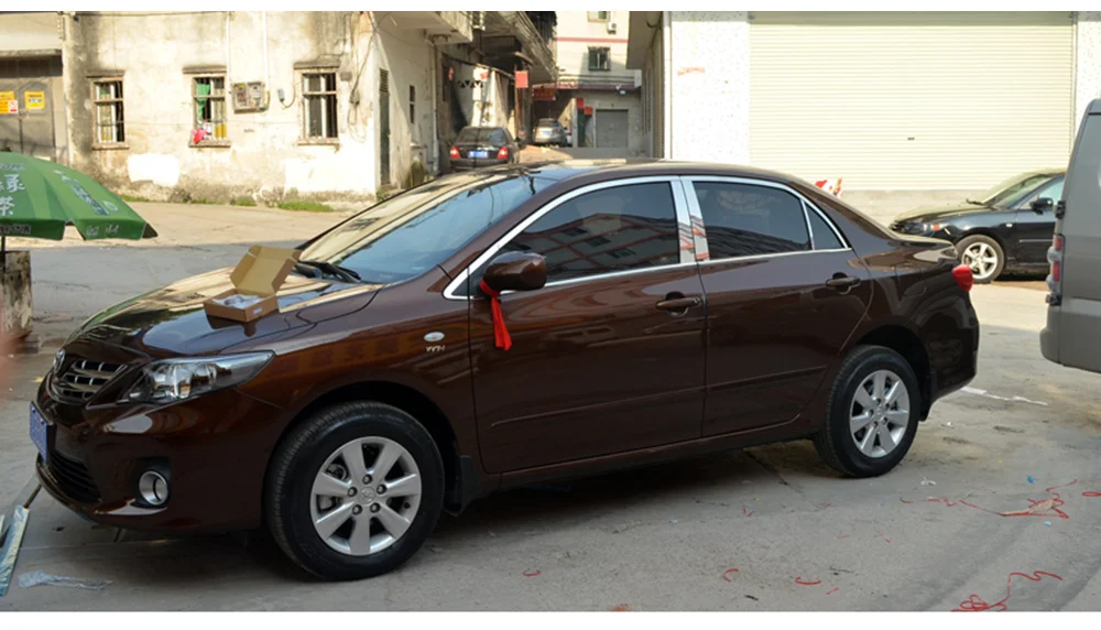 

6 шт., наклейки для Toyota Corolla 2008 2009 2010 2011 2012 2013