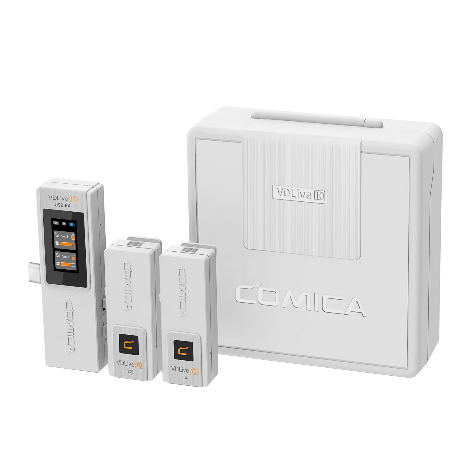 

COMICA VDLive10 USB 2,4G беспроводной USB микрофон передатчик приемник порт Type-C зарядный чехол для смартфона камеры компьютера