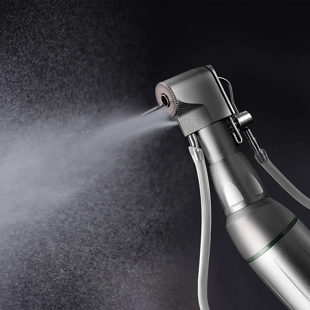 JOY DENTAL Dental 20:1 Reduction Implant Handpiece Contra Angle Latch Low Speed Handpiece External and Internal Water Spray