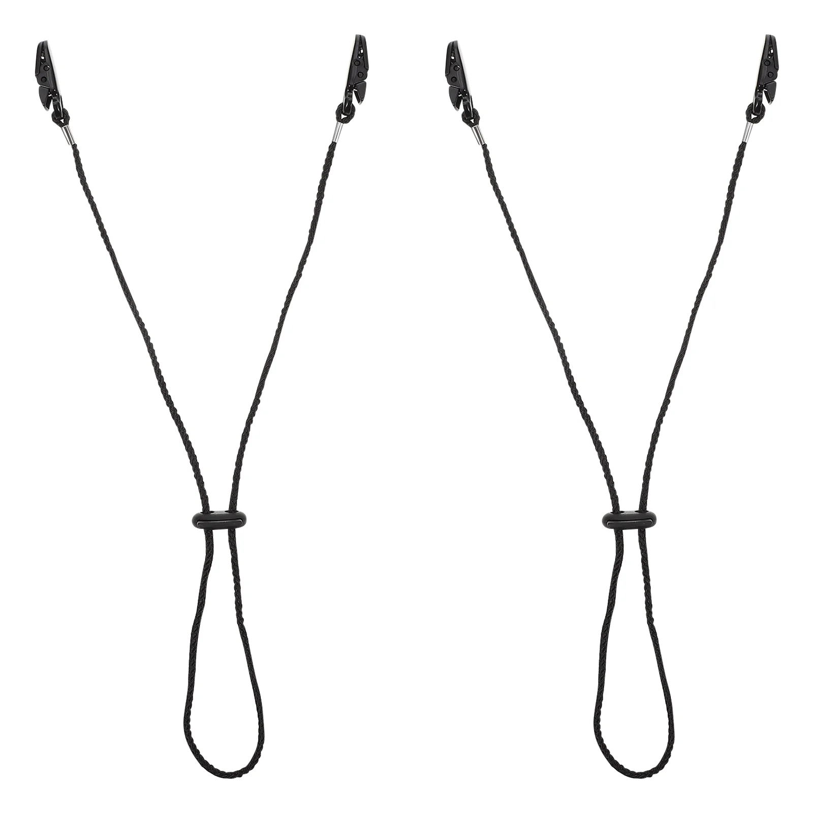 

2 Pcs Hat Hat Retainer Clip Windproof Hat Strap Clips Hat Fixing Clips Outdoor Caps Clips Glasses String