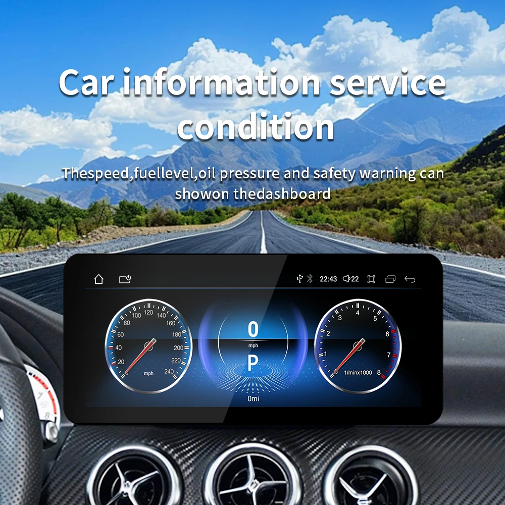 Новинка10 25-дюймовый Carplay Android Auto интеллектуальный автомобильный мультимедиа