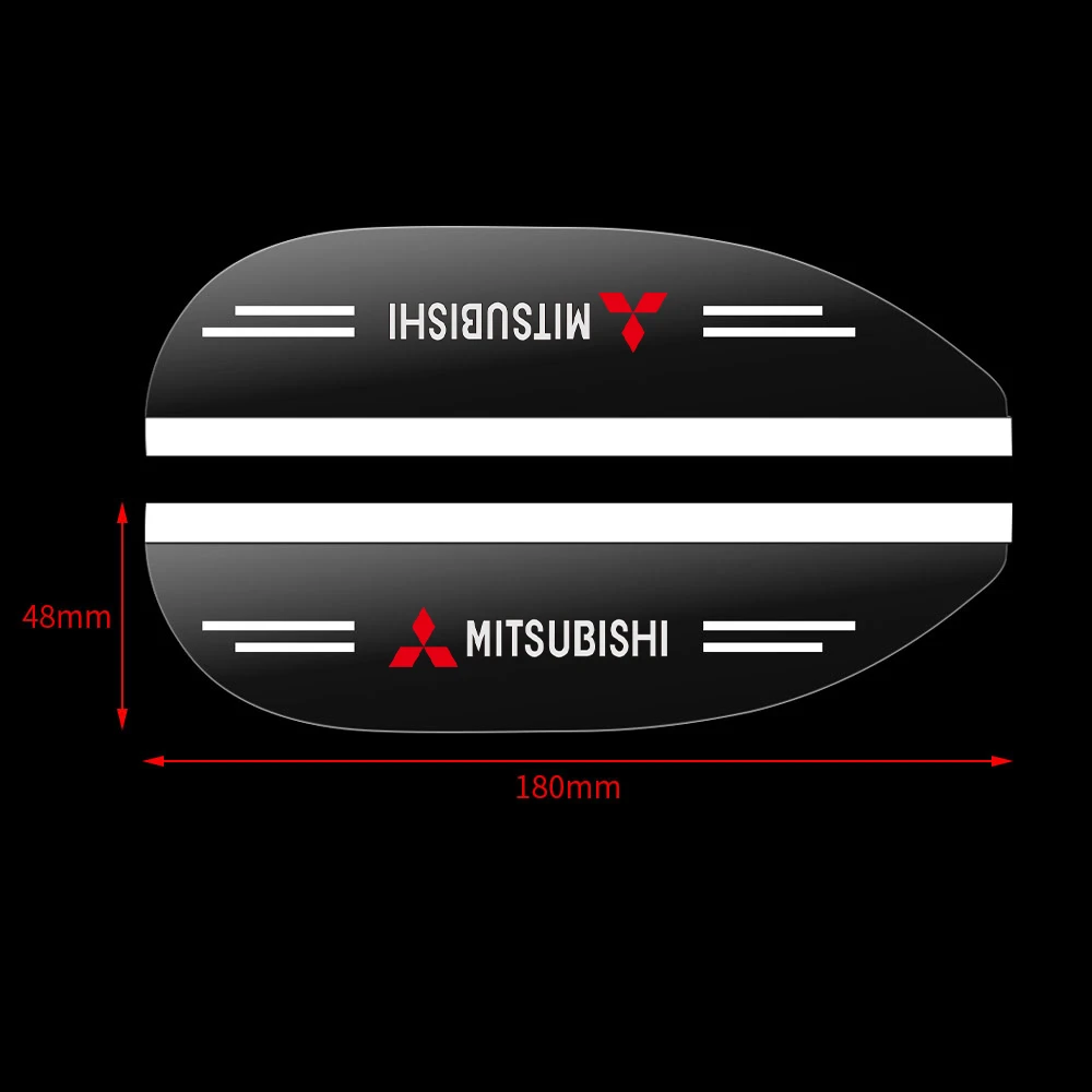 

Автомобильное боковое зеркало заднего вида, козырек от дождя, наклейка на козырек для бровей для Mitsubishi Space Star Lancer 9, Outlander Xl Eclipse Cross Asx Pajero EVO