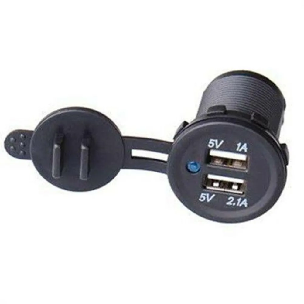 

BRAND NEW Durable High Quality Hot Sale USB Cigarette Lighter Socket Twin Car Dual Lighter Motorcycle Plug Power