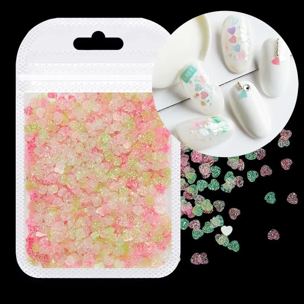 

1 Bag Nail Decoration Exquisite Sequins Flakes Nails Decorations DIY Accessories Multipurpose Shiny Visual Effect Nail Sequins