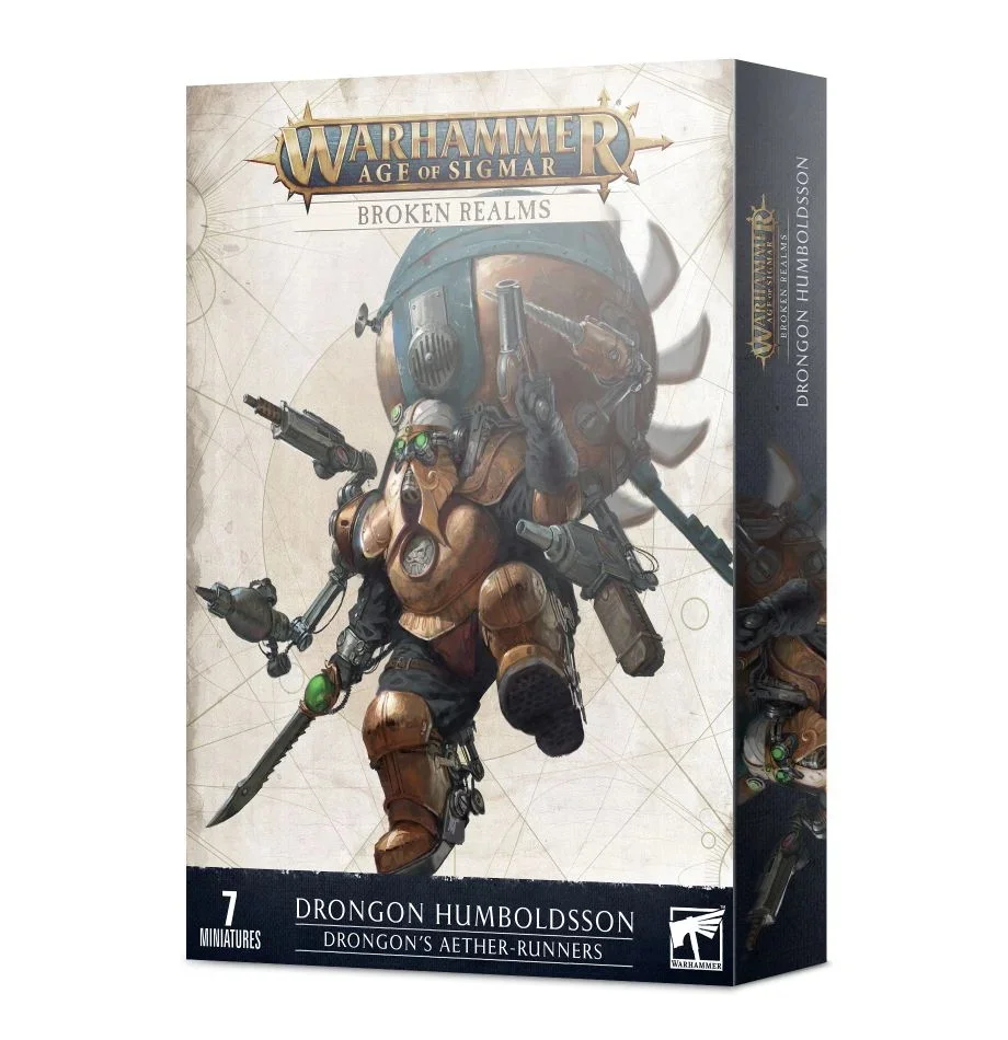 

Warhammer Model Miniatures Wargame Resin Figure Warhammer Battle Pack Shattered Realm Airbus Drongon’s Aether-runners 7pcs