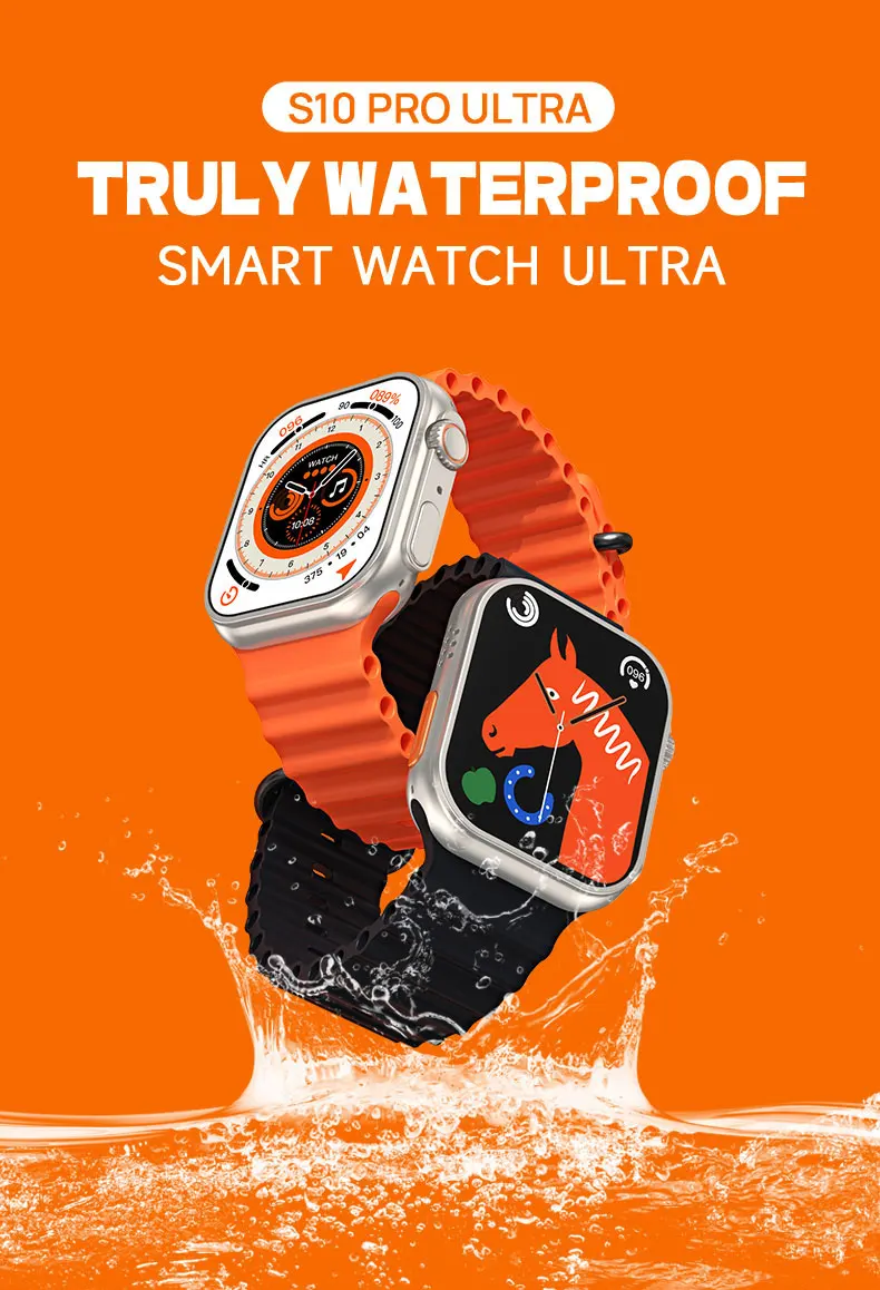 

New S10 PRO ULTRA Smart Watches Women Men Waterproof Smartwatch HD Gaming NFC Wireless Charging IP67 Blood Sugar MeasuringWatch