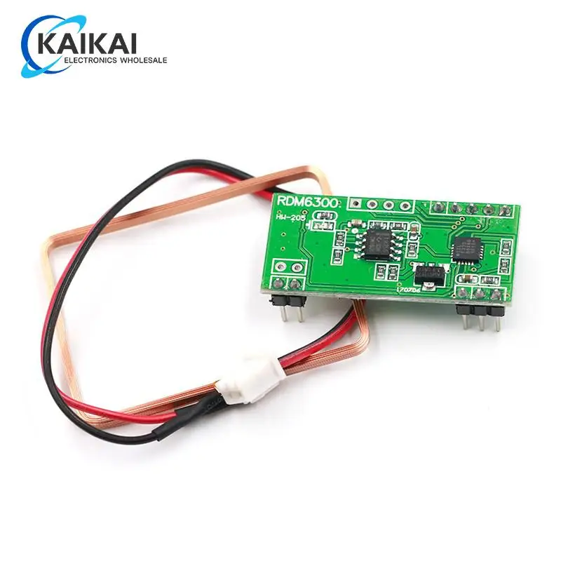 Модуль считывателя ID ключей RFID EM4100, 125 кГц, RDM6300 (RDM630) для Arduino