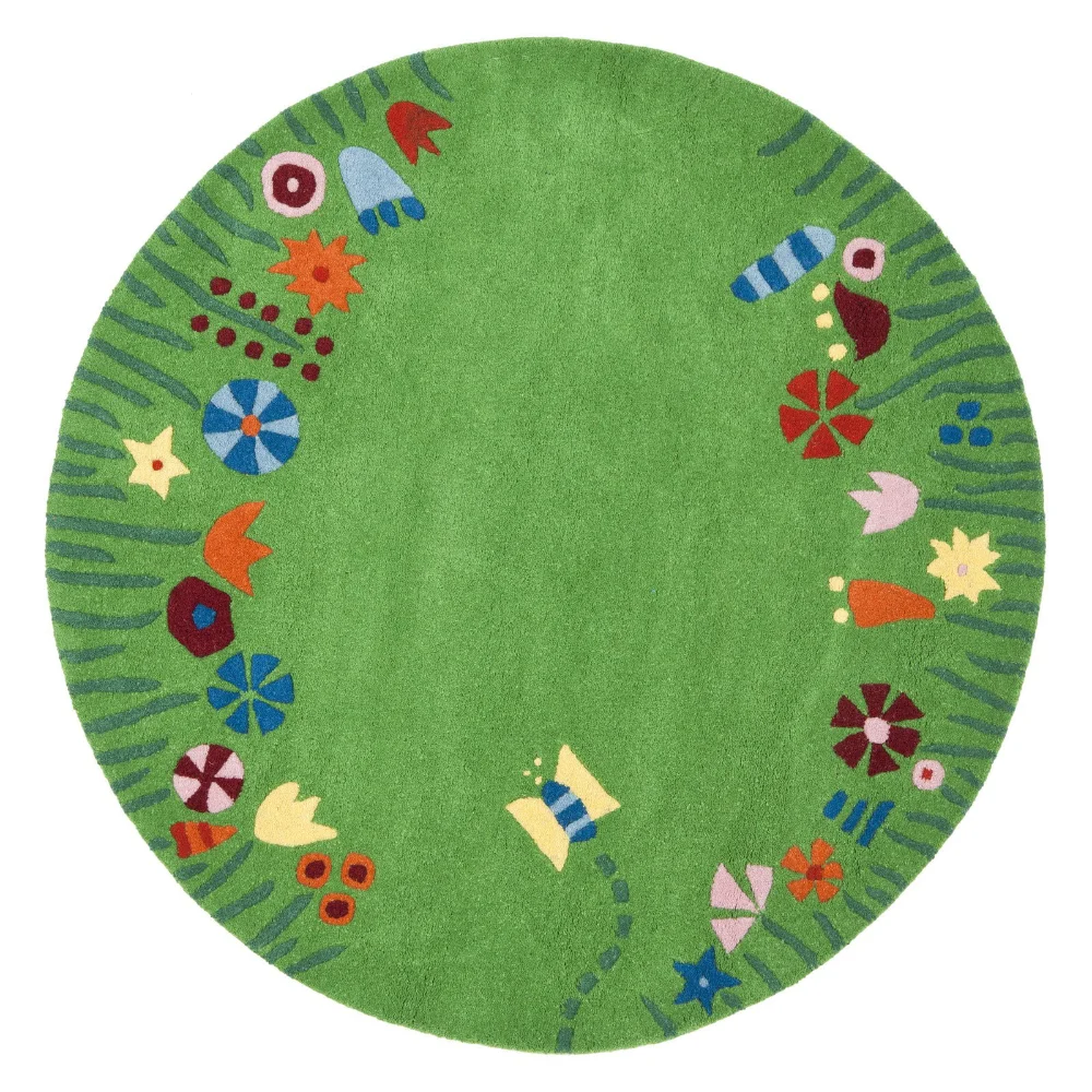 

SAFAVIEH Kids SFK751A Handmade Green / Multi Rug