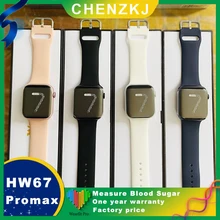 CHENZKJ HW67promax Smart Watch Music Player NFC Receive/Make Call Heart Rate Long Battery Life Smartwatch For Android IOS Phone