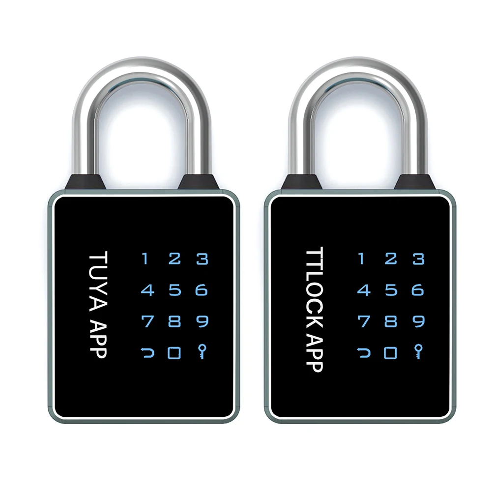 

TUYA/TTLOCK APP Fingerprint Padlock Keyless Smart Padlock Aluminum Alloy IP65 Waterproof for Home Dormitory