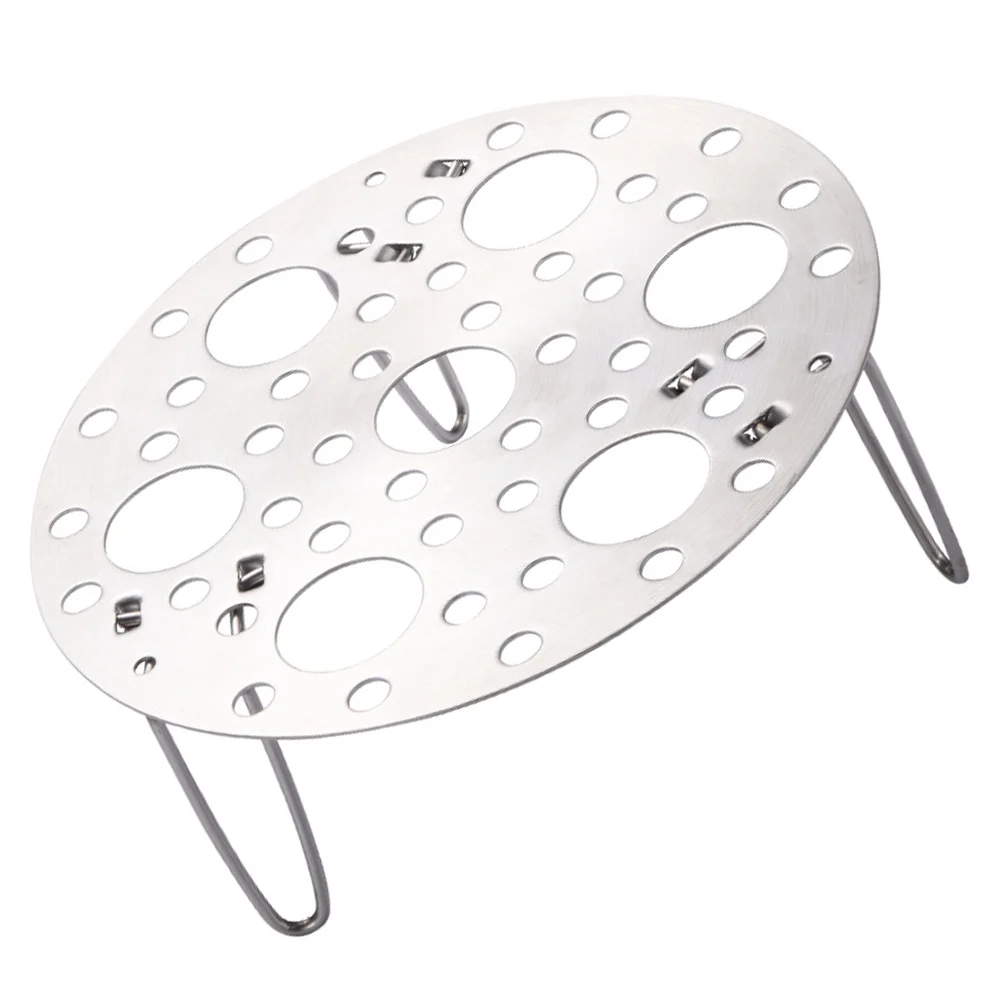 

Rack Steamer Steaming Stainless Steel Round Standsteam Plate Pot Tray Egg