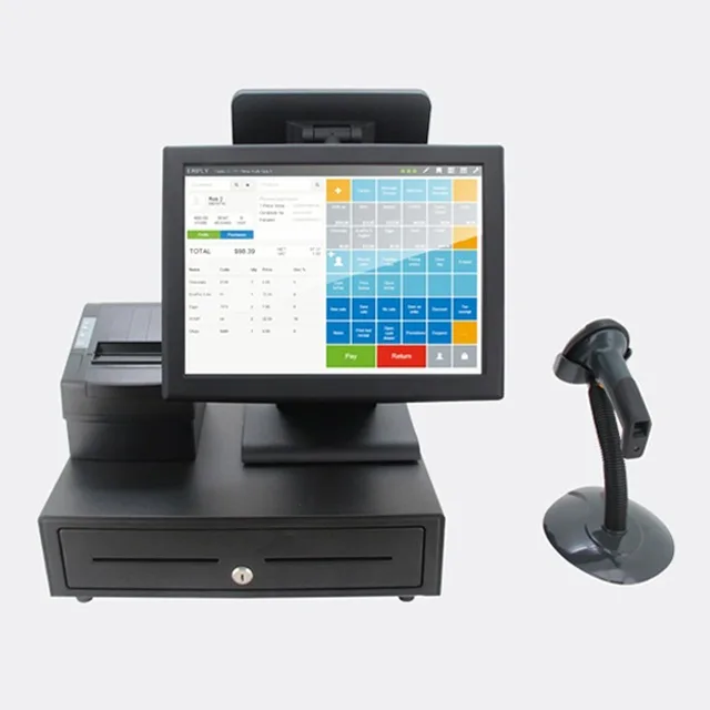 

Factory price pos handheld scanner 15 inch touch screen cash registers machine pos terminal computer