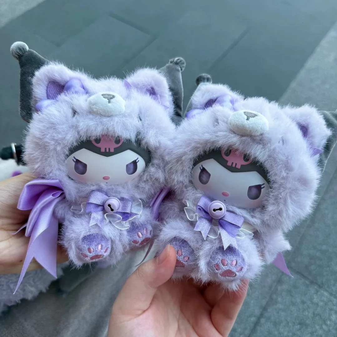 Фото Miniso Sanrio персонажи Fox Island плюшевая серия слепая коробка Pochacco Cinnamoroll Melody Kuromi аниме виниловые куклы Декор кулон №4