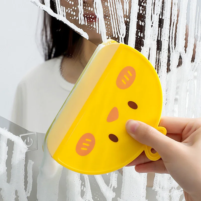 

Glass Wiper Scraper Bathroom Mirror Cleaner Soft Silicone Shower Squeegee Plastic Window Cleaning Scraper Duck Wiper Table