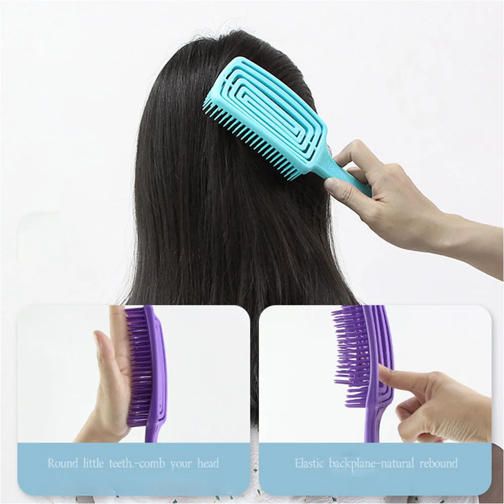 

Professional Vented Hair Brush Comb Anti-static Practical Detangling Salon Styling Comb Non-slip Comfort Hair Care Hairbrush