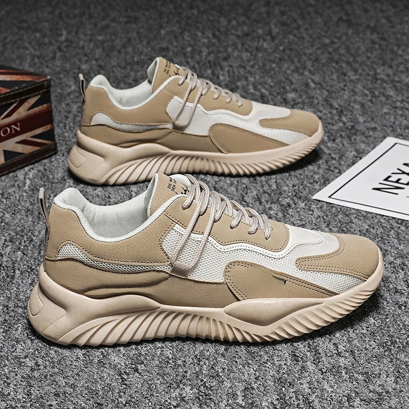 

Новинка 2023, Всесезонная дышащая мужская спортивная обувь для бега на мягкой подошве, повседневная мужская корейская модная мужская обувь