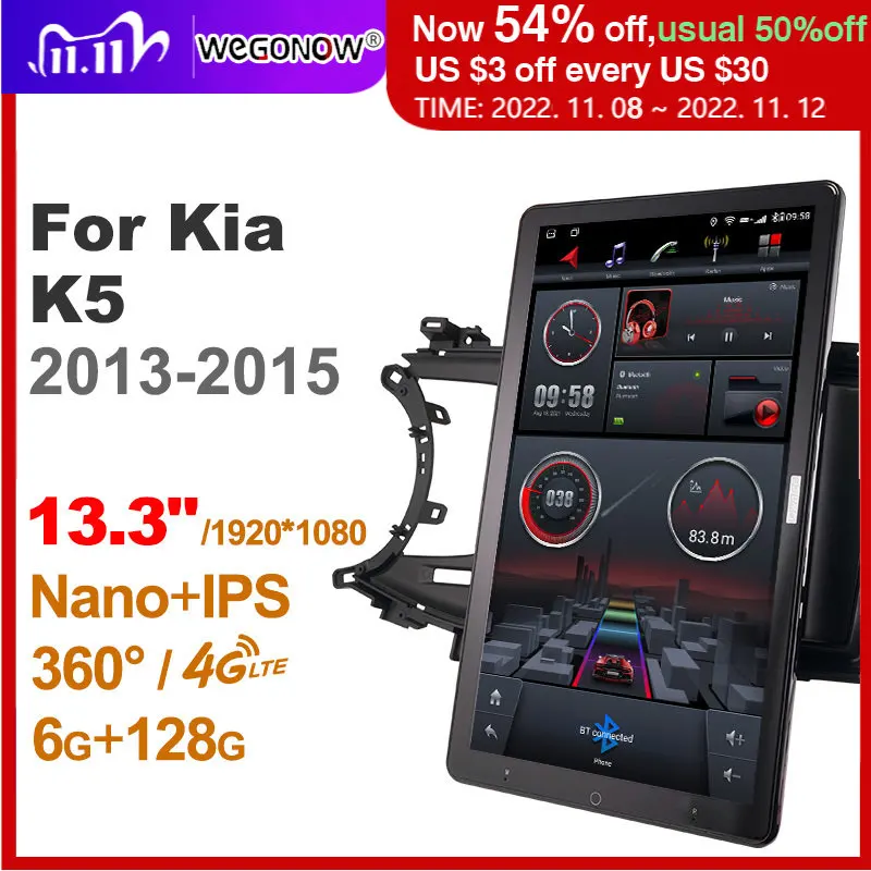 

Автомобильный радиоприемник TS10 Android 10,0 Ownice для kia k5 2013-2015 с экраном 13,3 дюйма 7862 512 без DVD Поддержка USB быстрая зарядка Nano 1920*1080