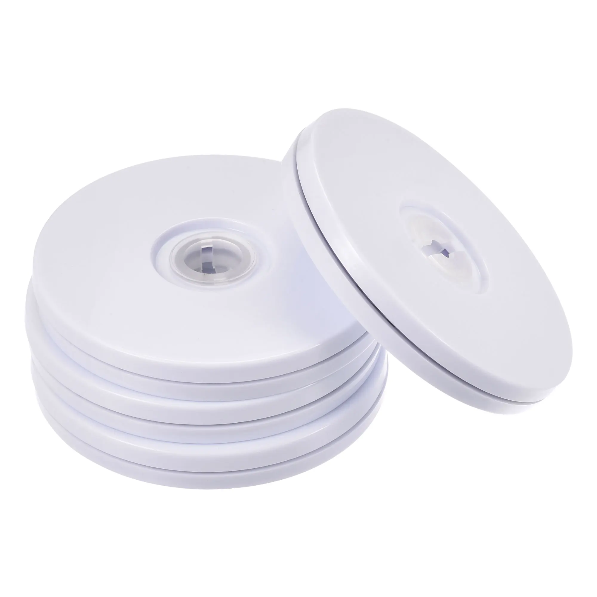 

Uxcell 3.38 Inch Rotating Swivel Stand with Ball Bearings Lazy Susan Turntable white 4 Pcs