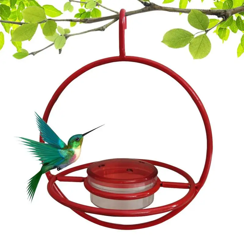 Outdoor Hummingbird Feeder Hummingbird Hangings Metal Bird Feeder Ant Moat Ant Guard Hummingbird Feeder For Small Birds Food