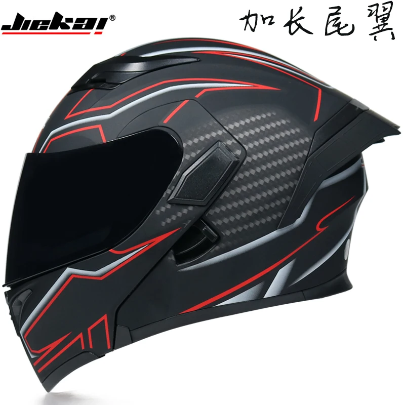 

DOT ECE JIEKAI 902 Motorcycle Flip up Winter helmets Safety Racing Motocross Capacete Quad Dirt Bike helmet CH