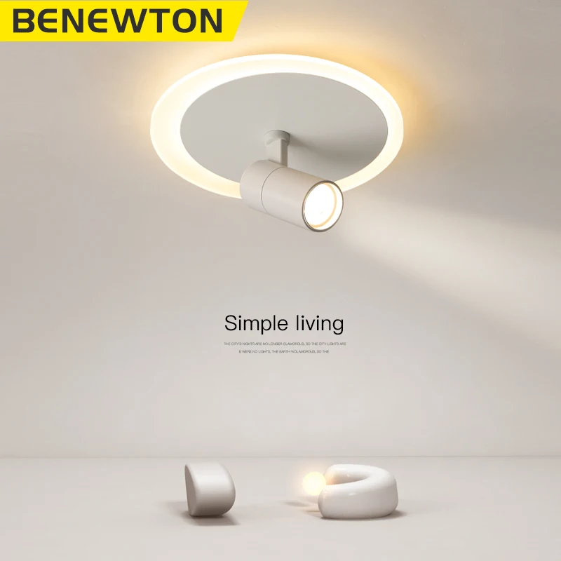 Светильник Потолочный BENEWTON светодиодный белый декоративный потолочный