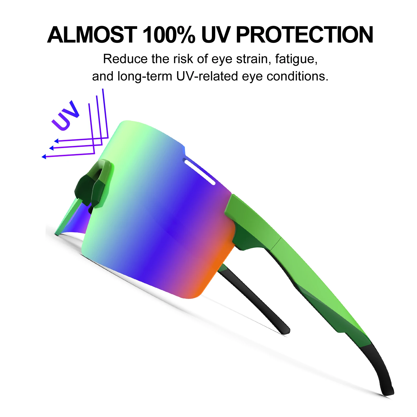 Поляризованные велосипедные очки для мужчин и женщин солнцезащитные спорта на