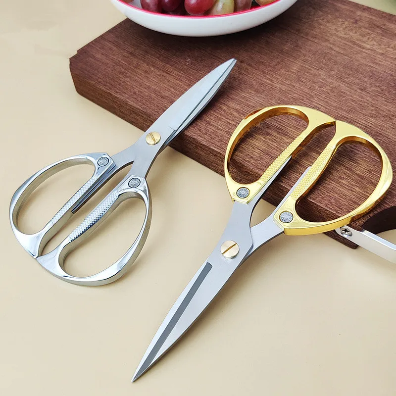 

Powerful Chicken Bone Kitchen Scissors Kitchen Shears Duck Fish Cutter Stainless Steel Scissors Scale Clean Cooking Scissors