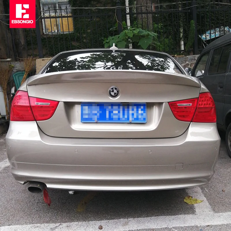 Задний спойлер e90 для багажника из настоящего углеродного волокна BMW 3 серии 320i 320d