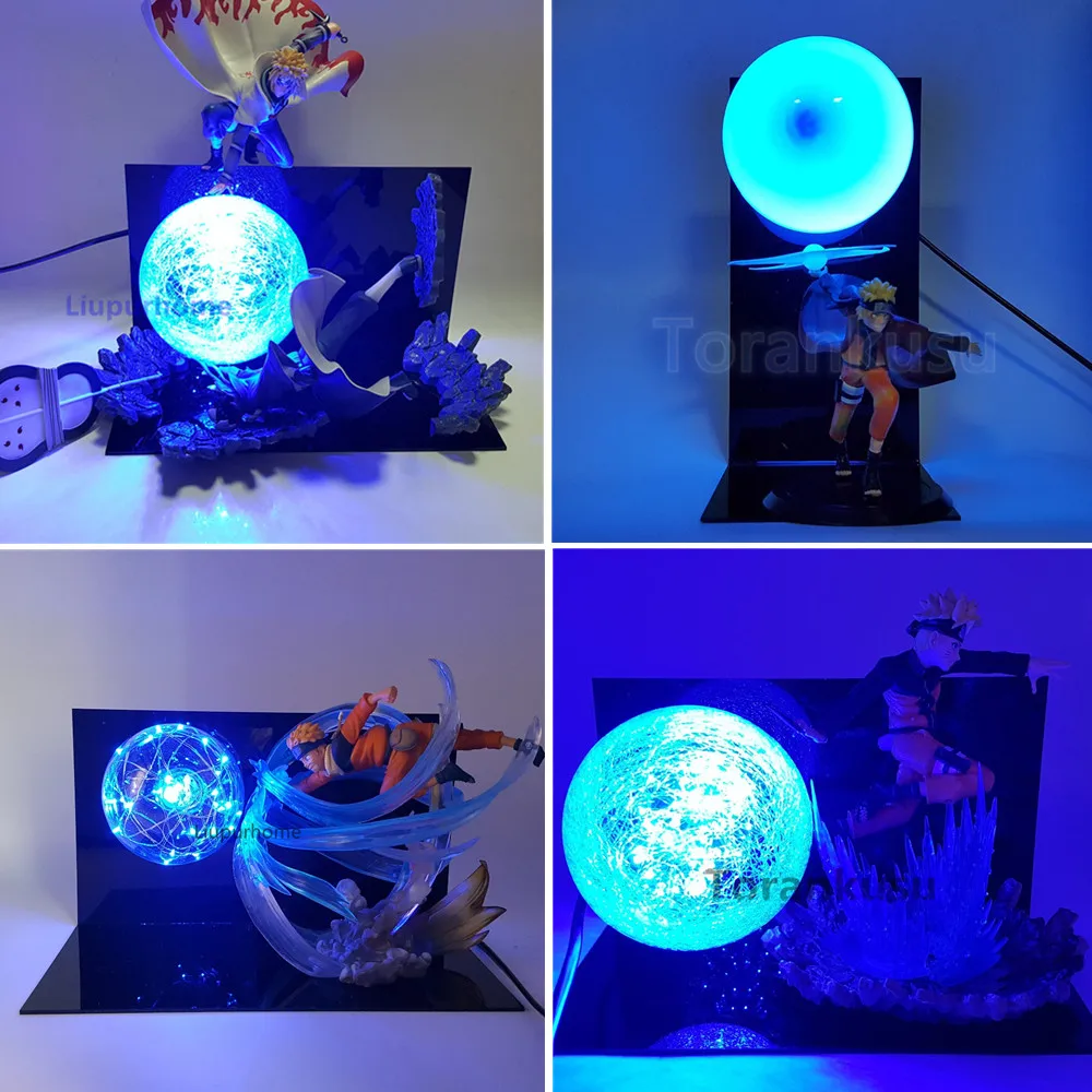 S Uzumaki Rasengan Lampara Toys Action Figures Diy Model Shippuden Christmas Gift Figurine