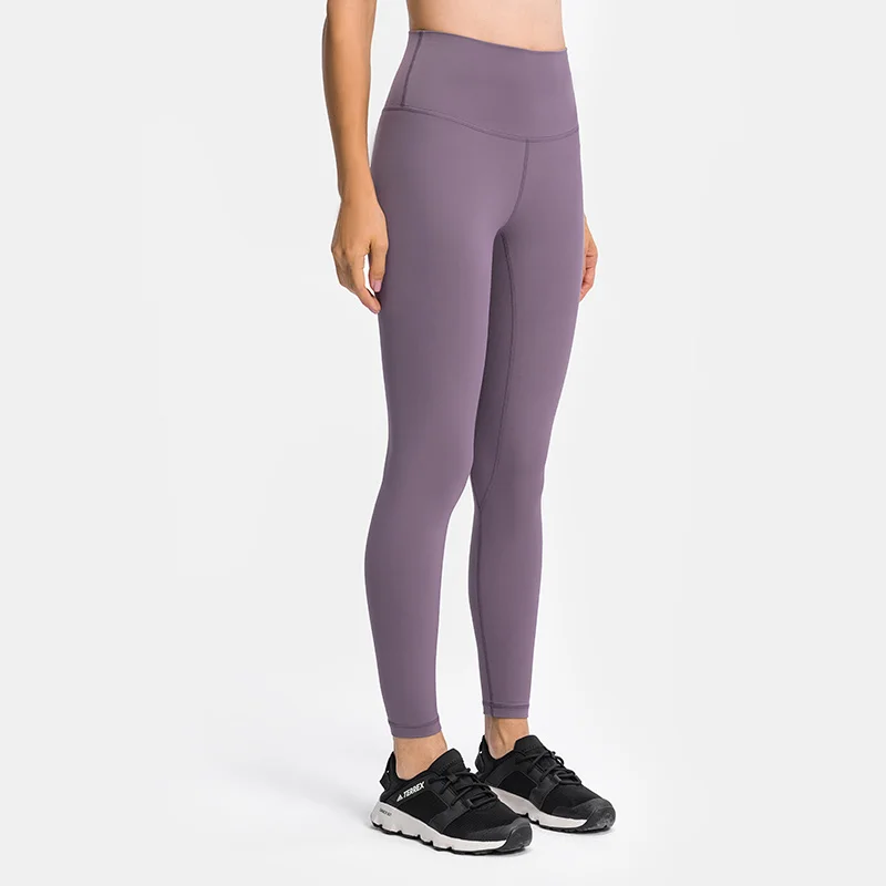 

High Waist Yoga Leggings With Inner Pocket Women Tummy Control Workout Running 4-way Stretch Yoga Pants 24'' Inseam