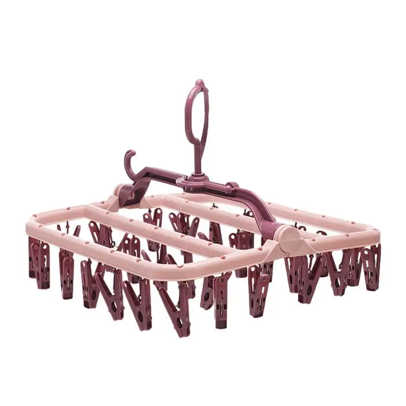 

Складная вешалка для сушки одежды, 32 зажима