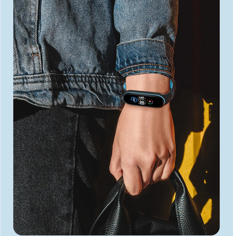Sport watchband For Xiaomi Mi Band 7 6 NFC smartwatch miband7 Air-Hole Silicone Replacement bracelet on Mi band 6 5 4 3 8 strap