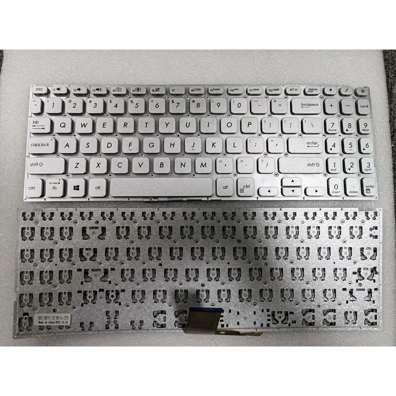Новая клавиатура для Asus Vivobook X512 X512FA X512DA X512U X512UA X512UB US Silver (art.: 3920db03cbc53) - 3920db03cbc53