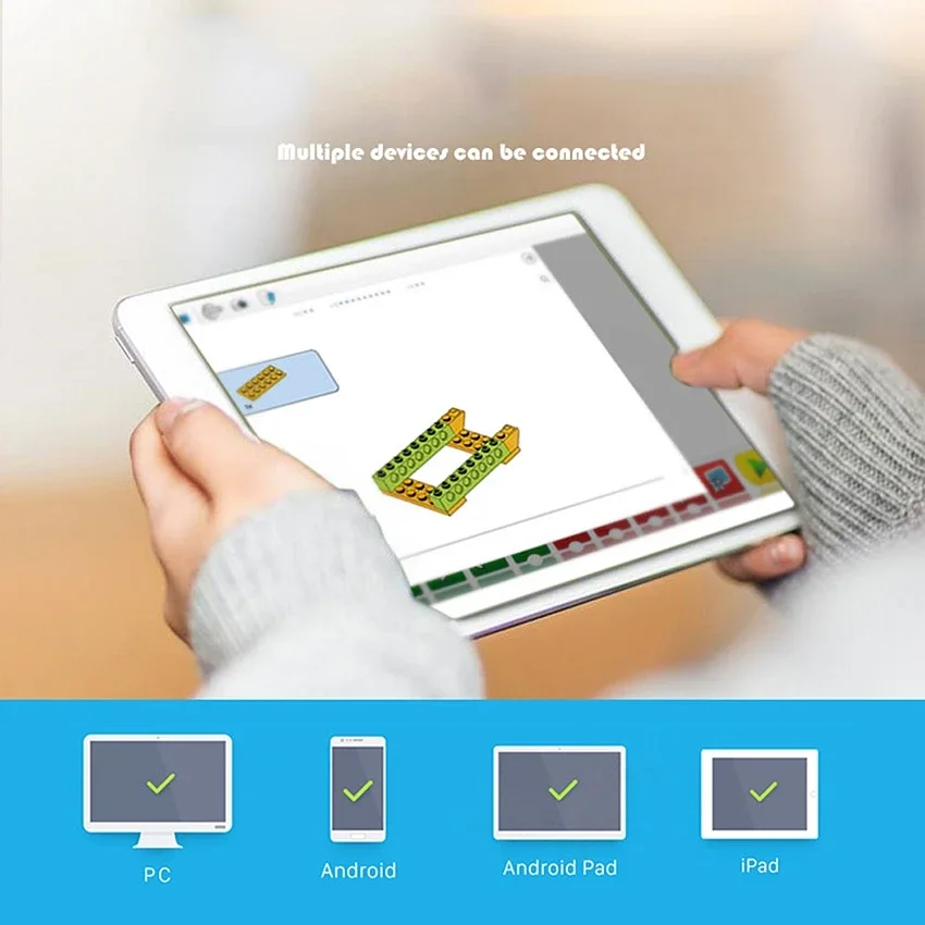Фото НОВЫЙ технический образовательный набор WeDo 2.0 Core, строительные блоки с книгой, детали для самостоятельного изготовления 45300, Scratch 3,0, детские игрушки, рождественские подарки №4