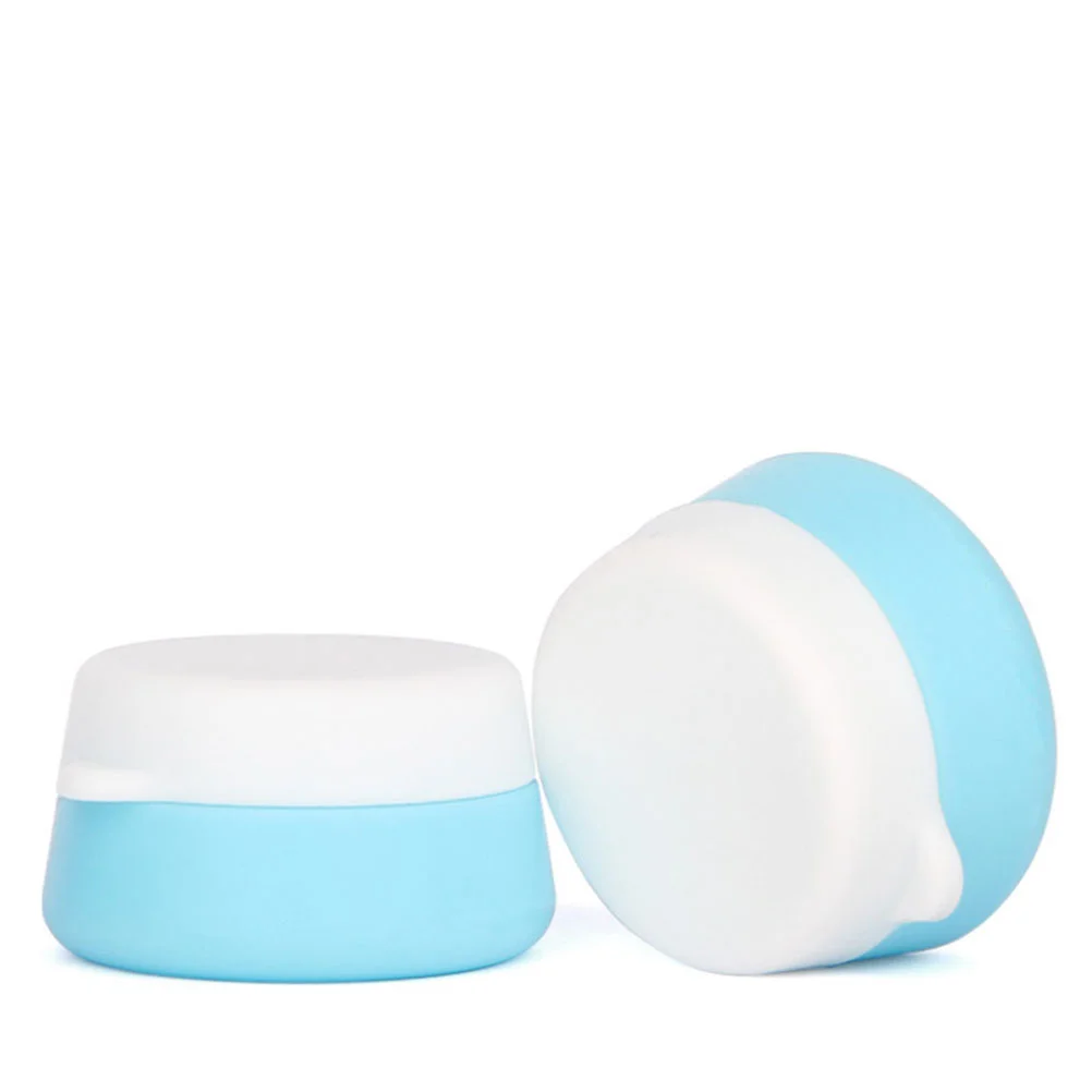 

3pcs Travel Cream Case Silicone Cream Case Emulsion Case Travel Silicone Bottle Portable Cream Bottle (20ml)