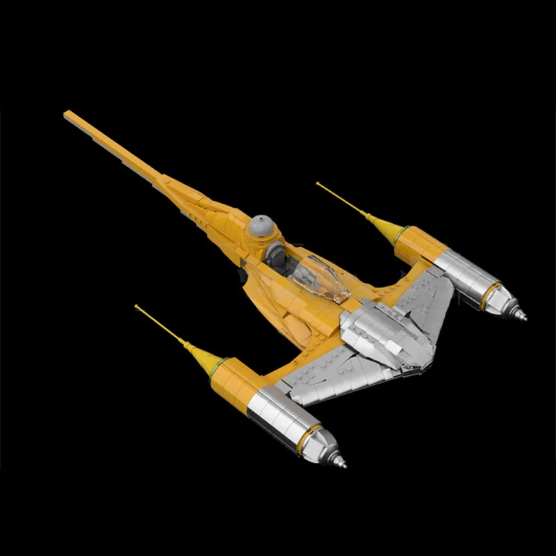 Фото Набор для сборки модели космического истребителя N1 Starfighter N (1170 деталей) MOC UCS, коллекционная серия, научно-фантастическая модель, конструктор, игрушка, подарок №2