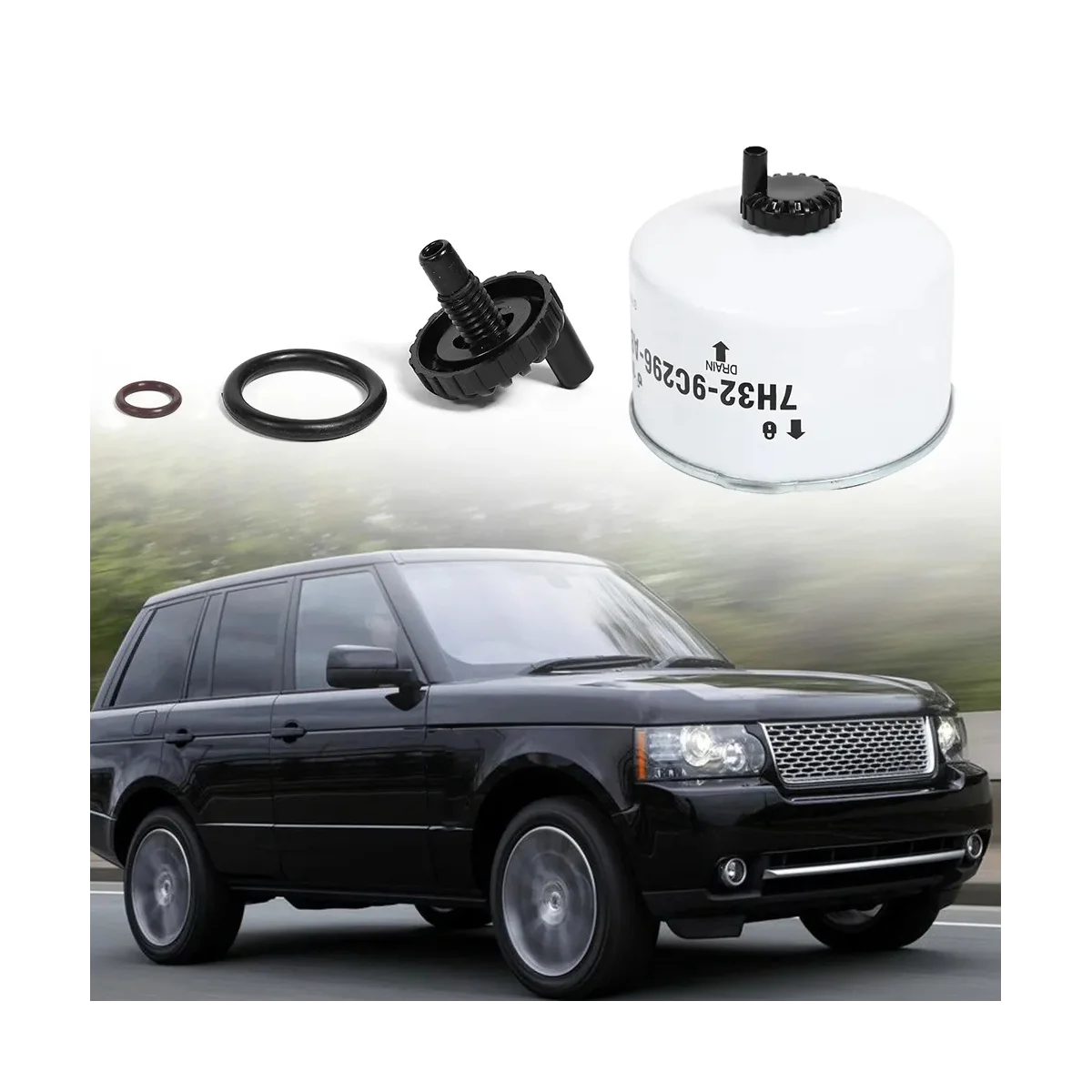 Топливный фильтр LR009705 для Land Rover Range Sport 2007-2013 Discovery 3/4 LR3 LR4 WJI500020 7H32-9C296-AB