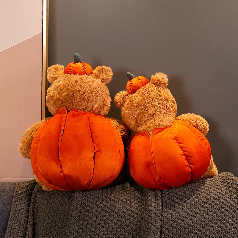 35 см милый креативный Медвежонок тыквы костюм может снять мягкий Мишка Хэллоуин