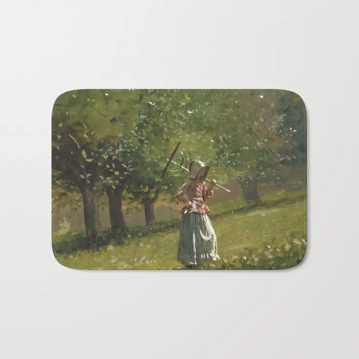 

Коврики для пола с масляной живописью, Нескользящие Коврики для гостиной, спальни, кухни, ванной комнаты, приветствуются коврики для входно...