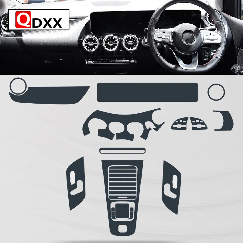 Для Mercedes Benz Class-B W247 B180 B200 B260 2020 салон автомобиля центральная консоль прозрачная