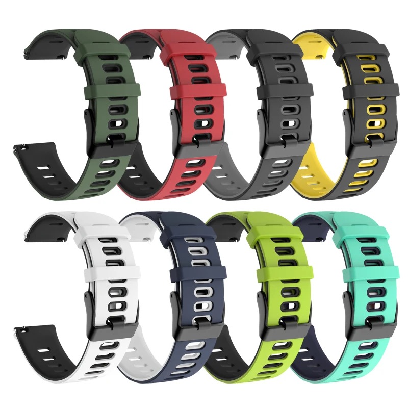 

For Garmin Forerunner 245/245M/Vivoactive 3/Vivomove HR Sports Soft Silicone Replacement Watch Band Strap Smart Watch Parts