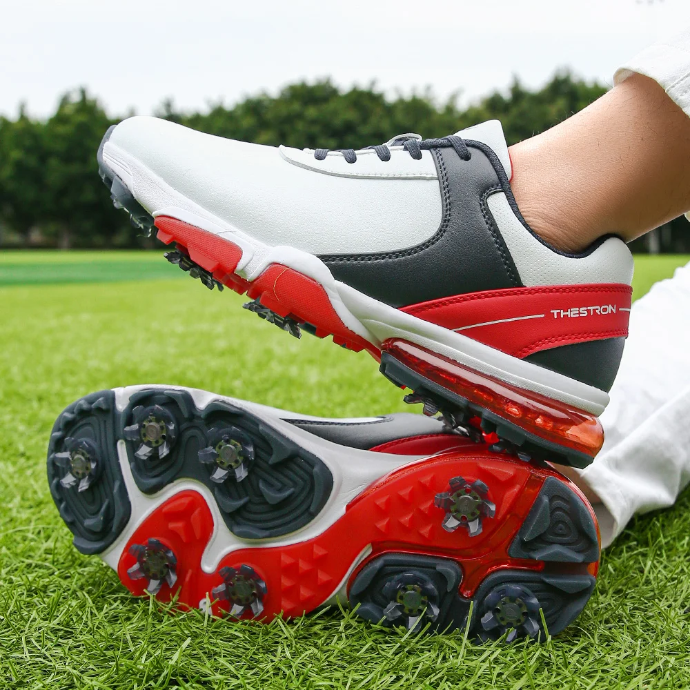 Мужская обувь для гольфа Нескользящие гольфисты кроссовки удобная ходьбы