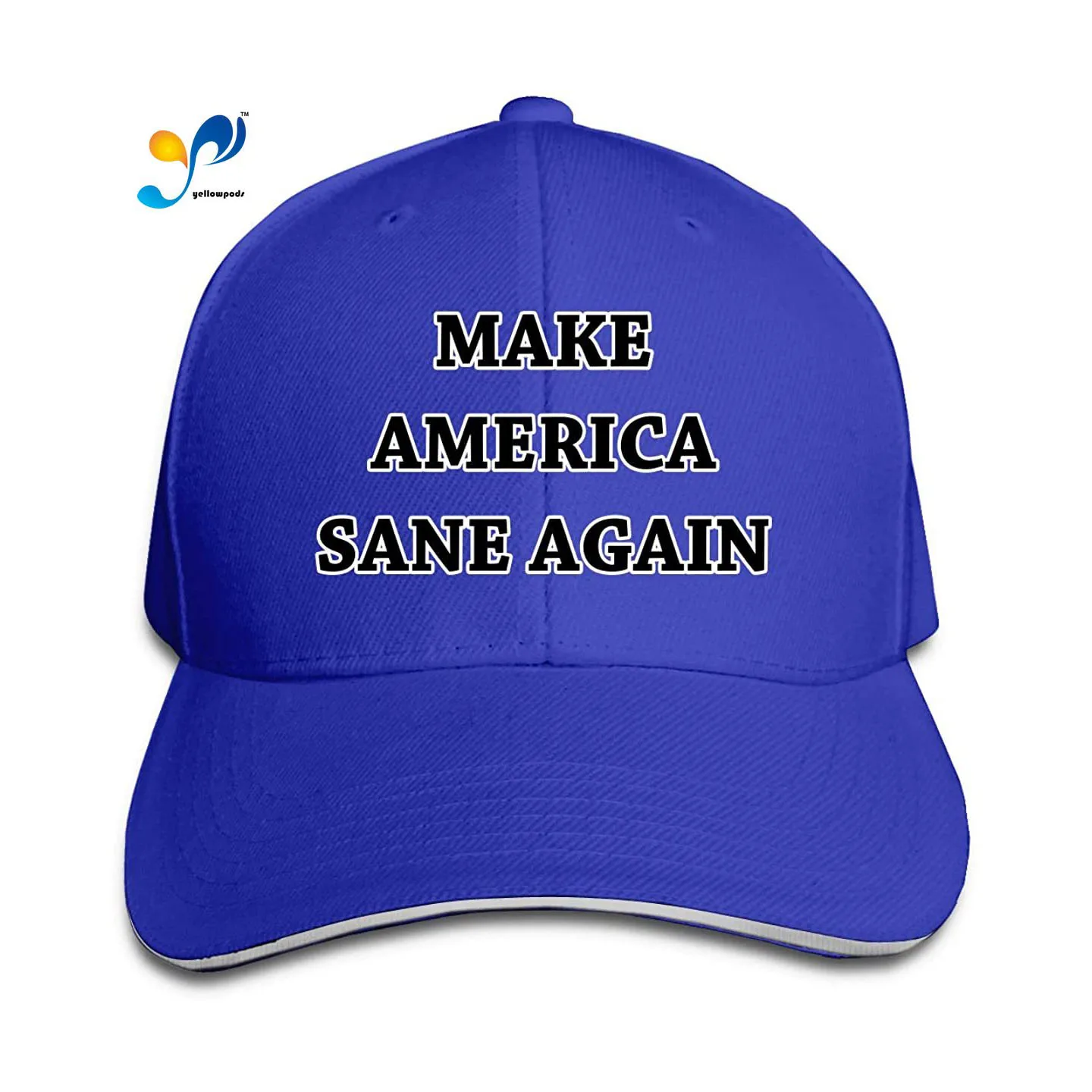 

Make America Sane Again The Latest Unisex Adult Adjustable Solid Color Cap Truck Driver Hat Moto Gp Baseball Cap
