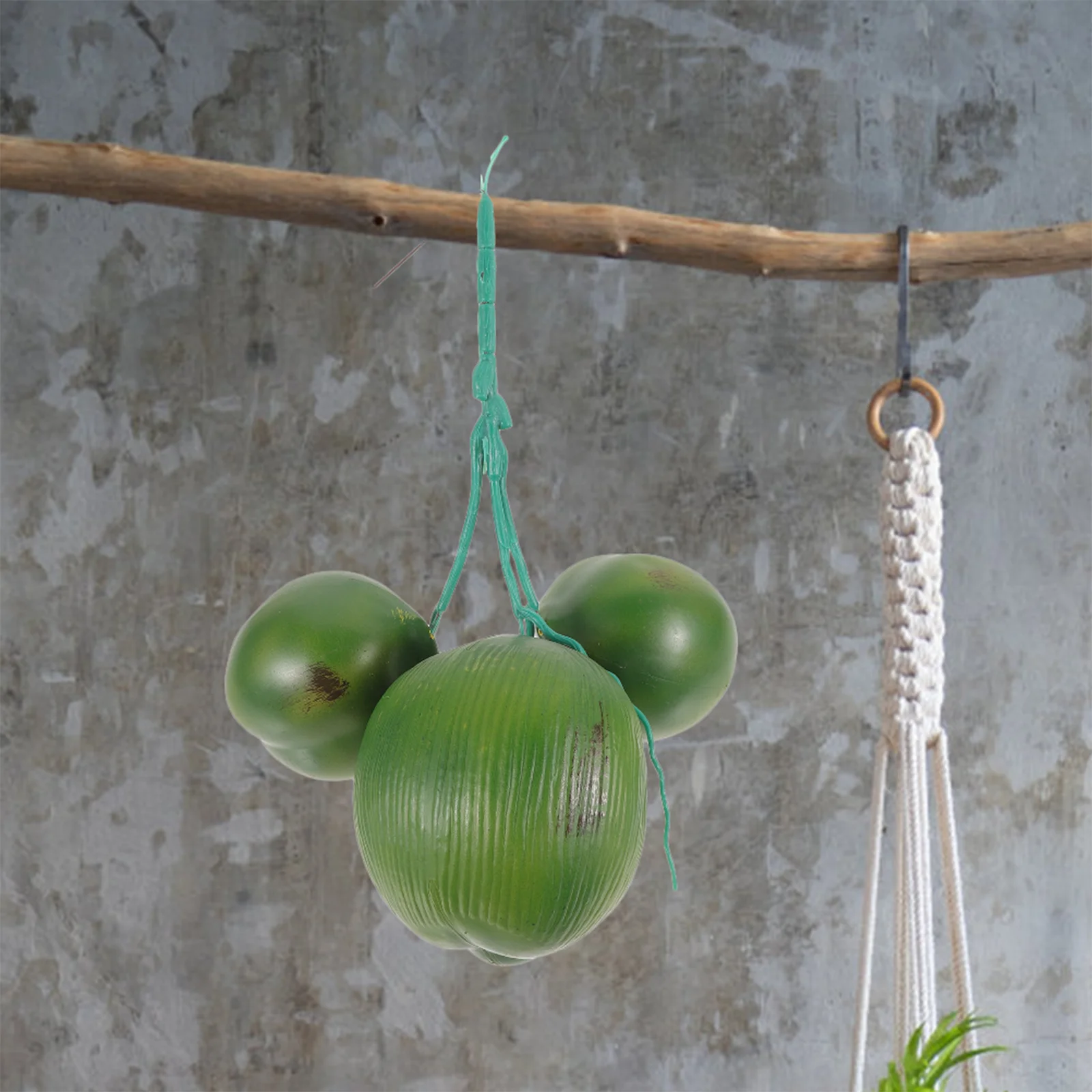 

Lifelike Fruit Model Coconut Artificial Fake Realistic Coconuts Decor Simulated Plastic Shop