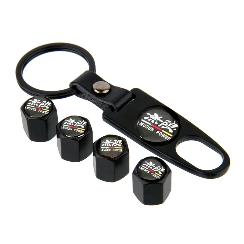 

4PCS/Set Car Tire Hexagon Valve Cap Bolt Type Aluminum Anti-theft For Honda Accord Civic CRV Crosstour H-RV nsx Pilot Odyssey