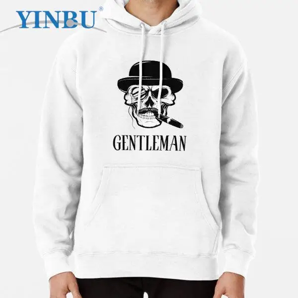 

Gentleman Skull holding Cigarette Pullover Hoodie new in Sweatshirts fashion Clothes