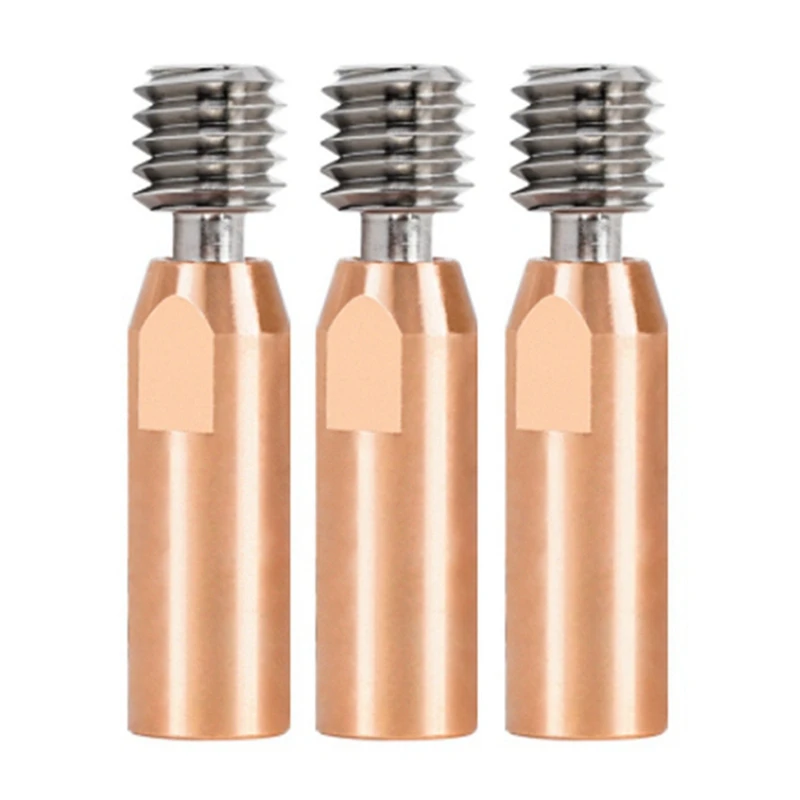 

NEW-3Pcs Mellow полностью металлический Bi-Metal CR10-Crazy, Тепловой разрыв горловины для Ender 3 V2 Ender 5 CR-10S Pro Hotend для 3D принтера